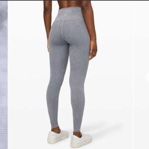 Lululemon Wunder Under High-Rise Tight *Snow Washed 28" Washed Luna size 8